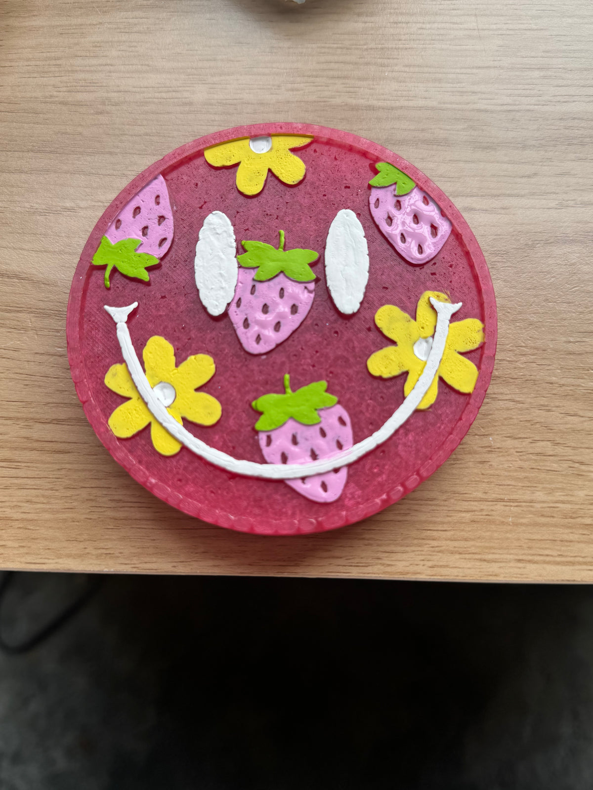 Strawberry Smiley Face